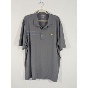 Mens Masters Tech Performance Golf Polo Shirt Sz 2XL PGA Augusta Nationals